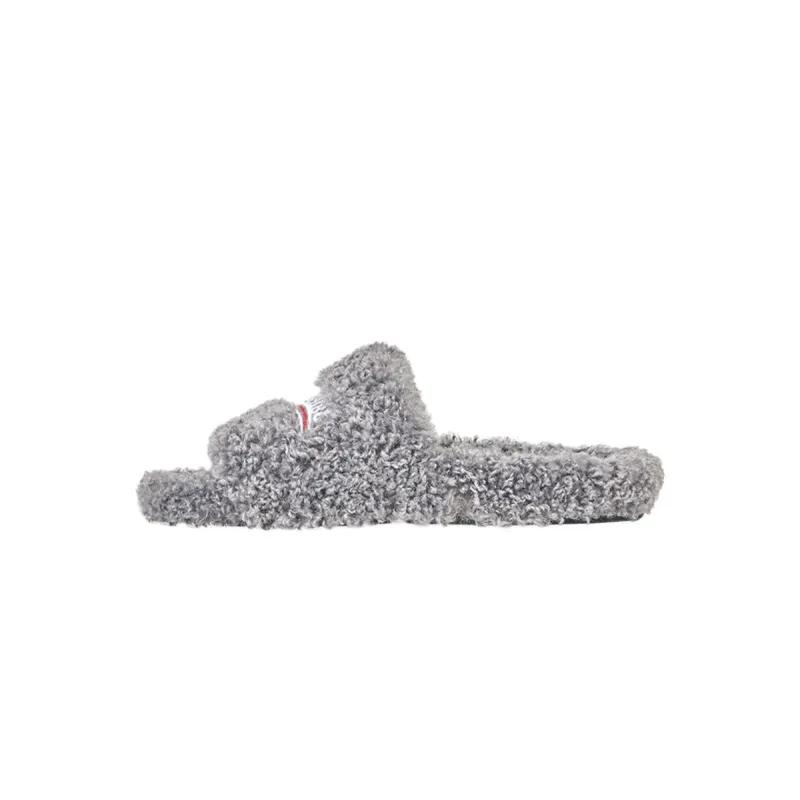Balenciaga Furry Slide Grey 654261W2D011596
