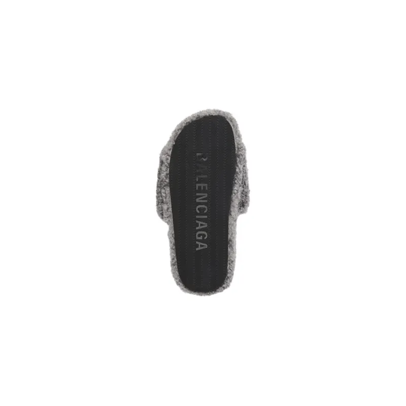 Balenciaga Furry Slide Grey 654261W2D011596