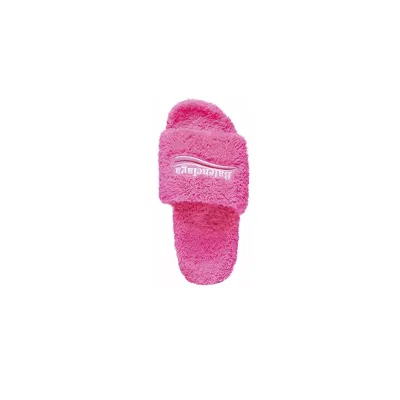Balenciaga Furry Slide Pink 654261WBDZ05096 02