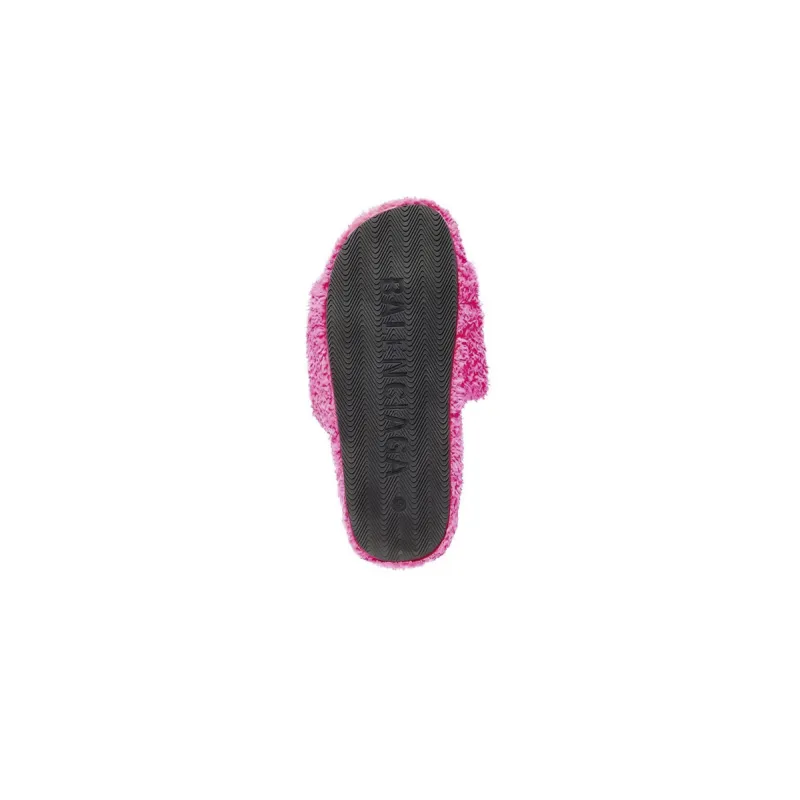 Balenciaga Furry Slide Pink 654261WBDZ05096