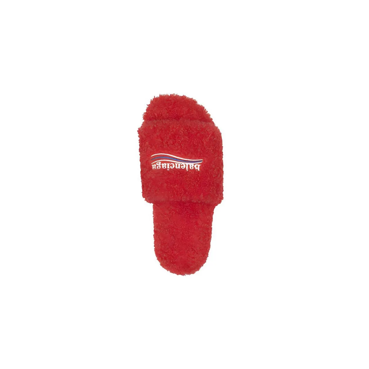 Balenciaga Furry Slide Red White 654261W2DO16596