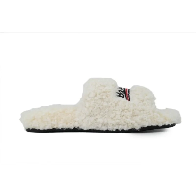 Balenciaga Furry Slide White Coke Label 654261W2DO19906 02