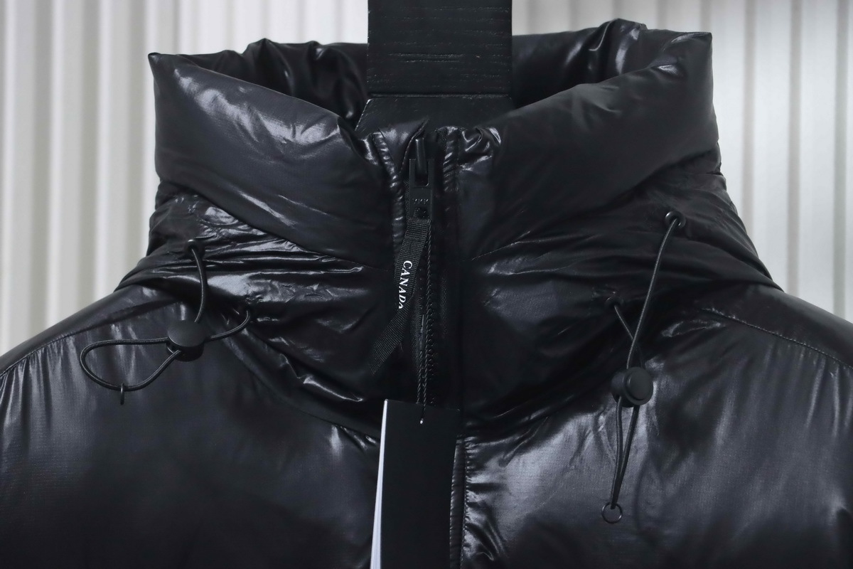 Canada Goose Crofton Slim-Fit Recycled Nylon-Ripstop Hooded Down Jacket Black