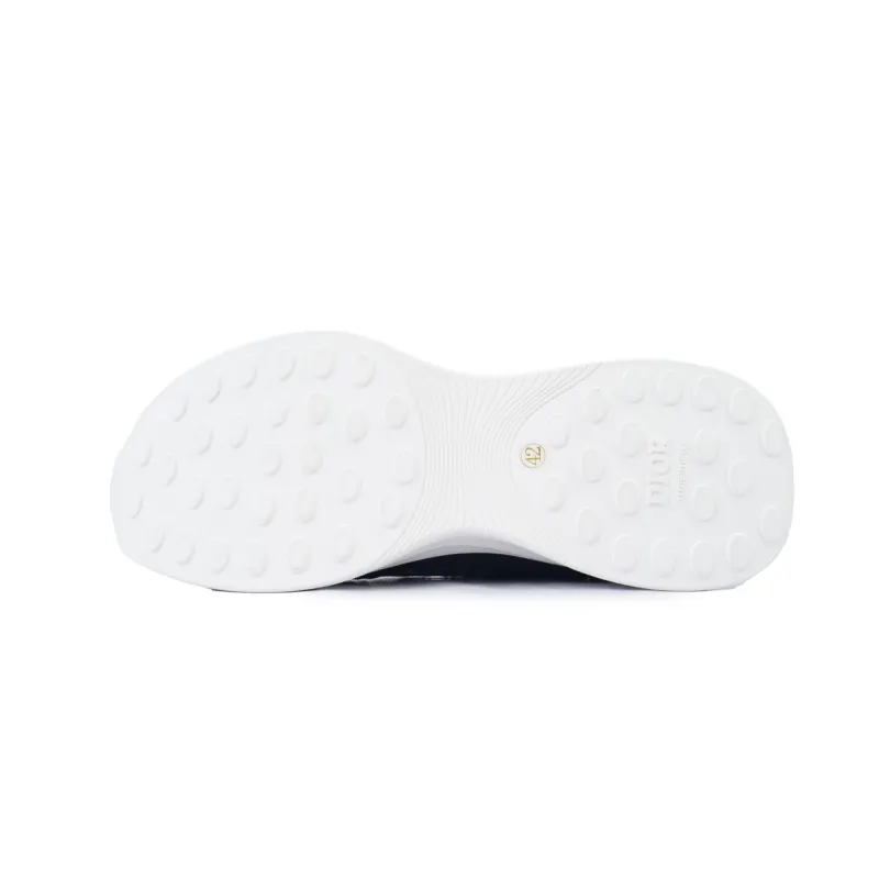 Dior B25 Runner Black Smooth Calfskin Oblique Jacquard 3SN299ZIR_H965