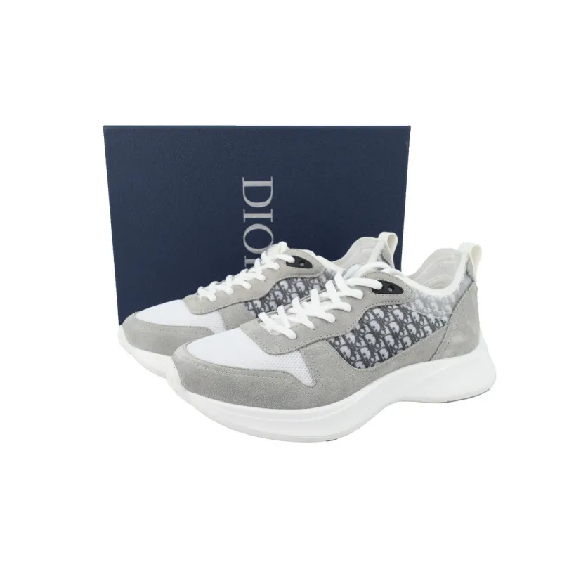 Dior B25 Runner Gray Suede 3SN283ZMI_H865