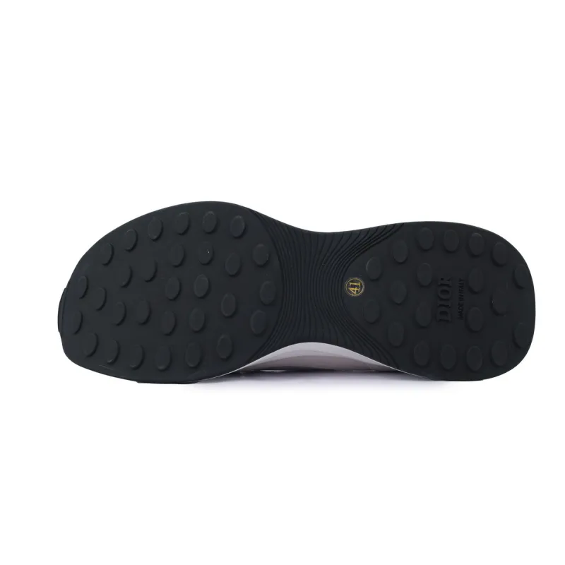 Dior B25 Runner White Oblique Suede 3SN259YTR_H069