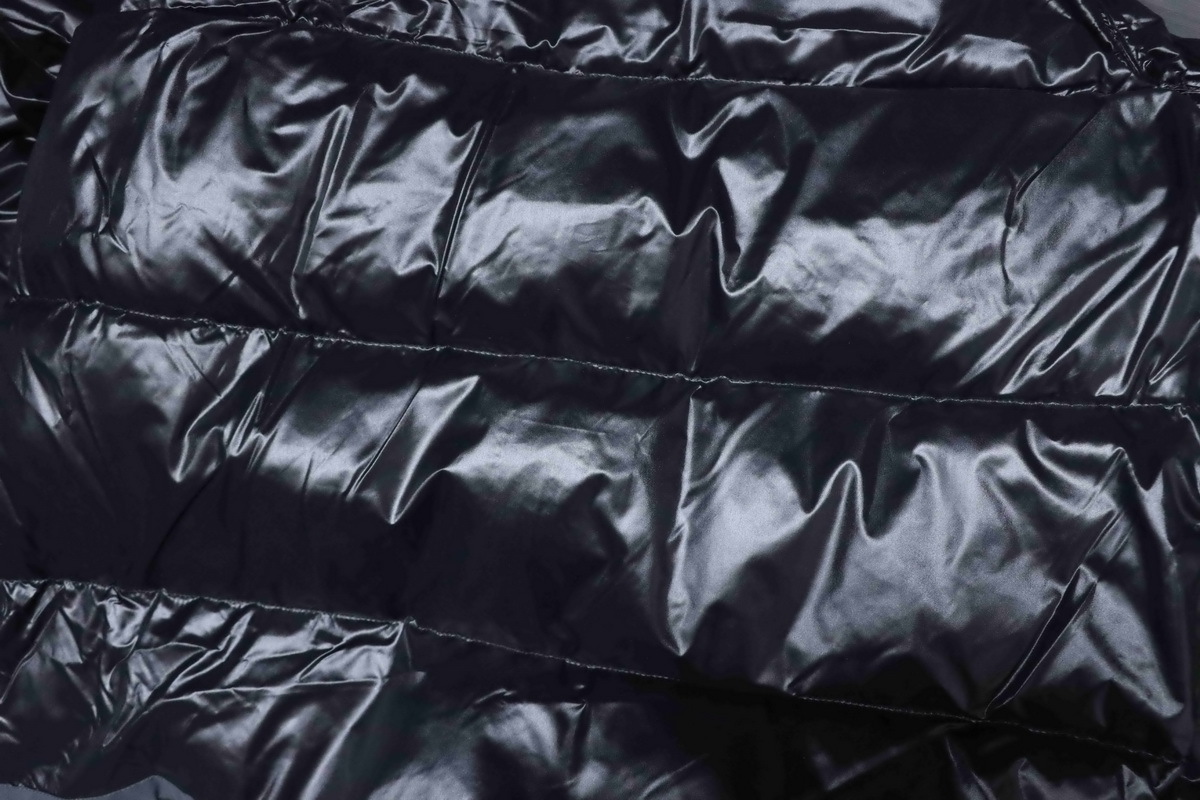 Moncler Black-Gray Madeira Hooded Short Down Jacket