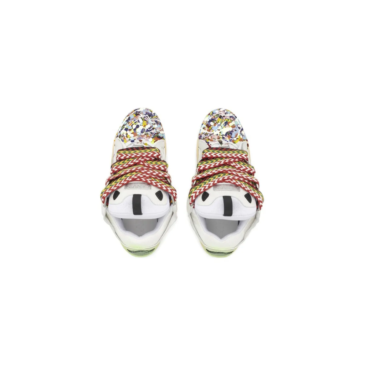 Lanvin Leather Curb x Gallery Dept Paint Drip Optical White