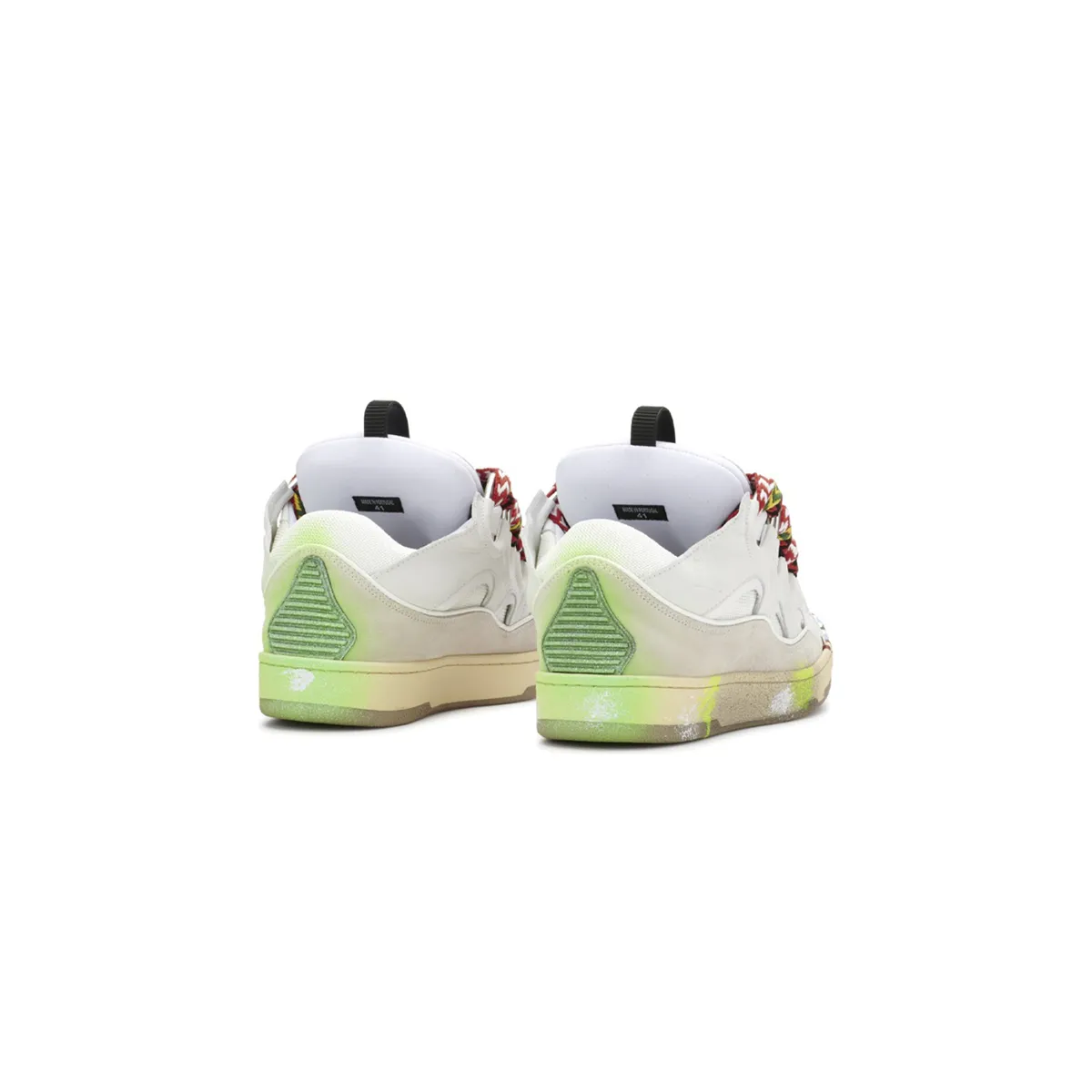 Lanvin Leather Curb x Gallery Dept Paint Drip Optical White