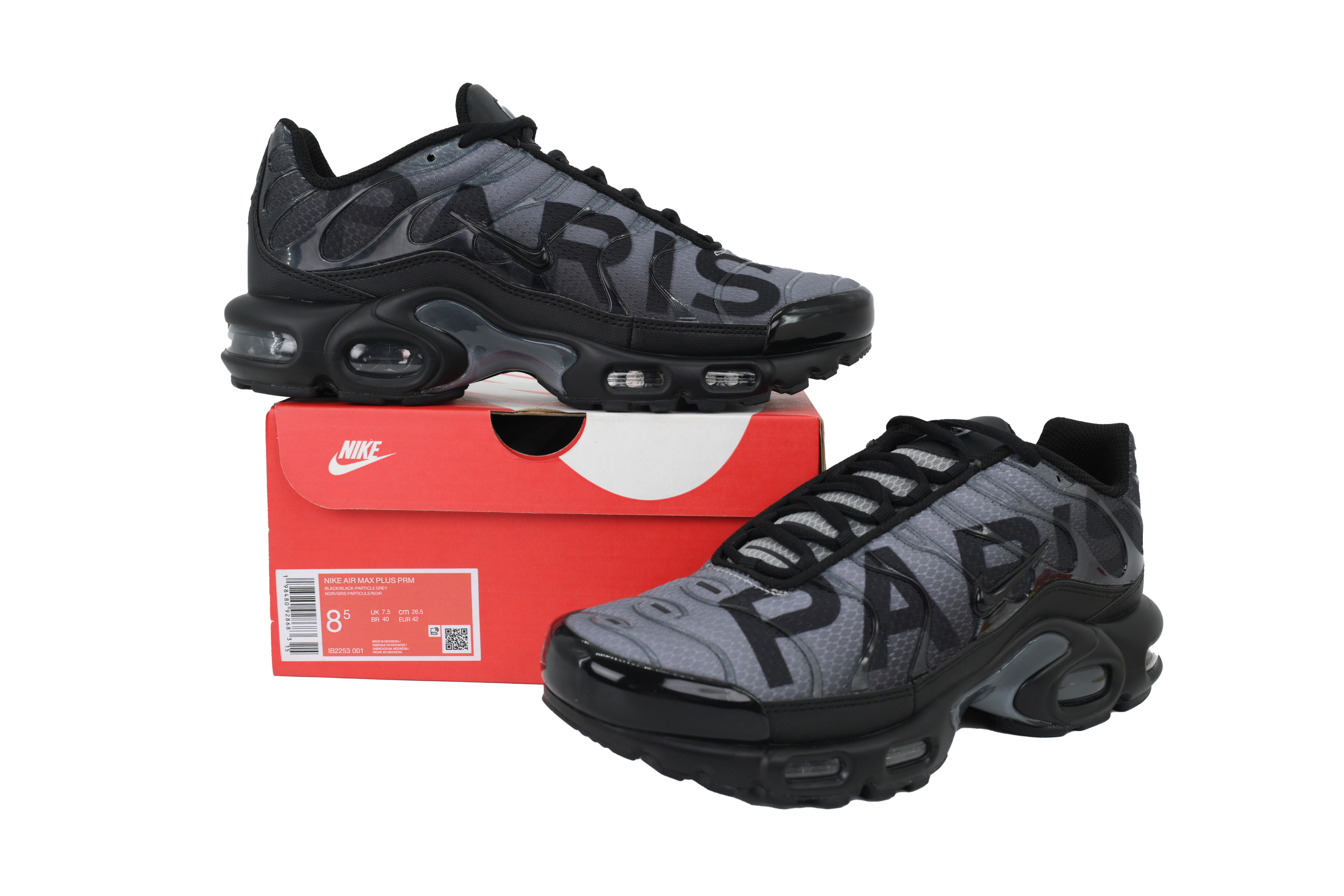 Nike Paris Saint-Germain x Air Max Plus Black Particle Grey IB2253-001