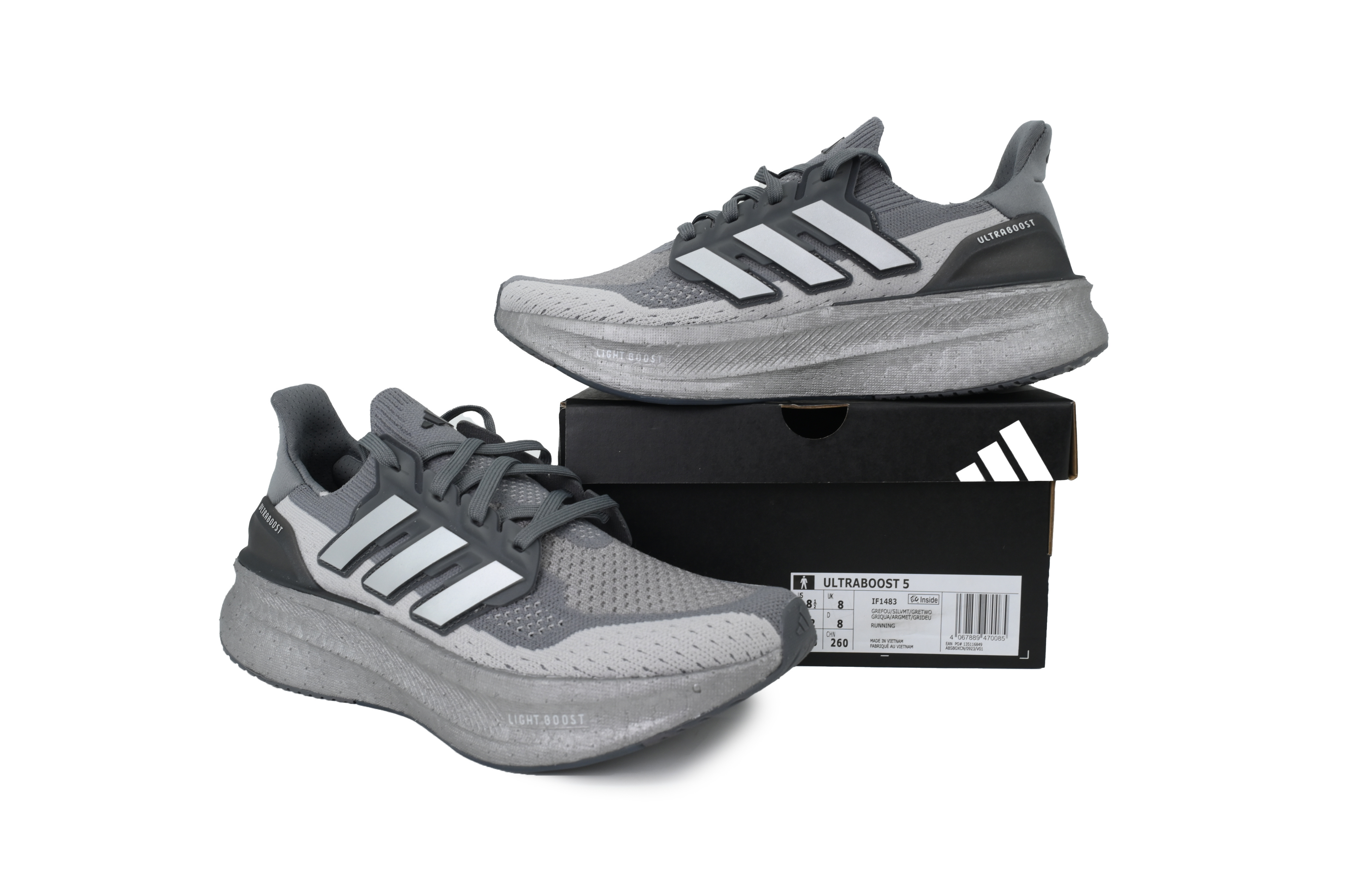 Adidas Ultra Boost 5 Grey Silver Metallic IF1483