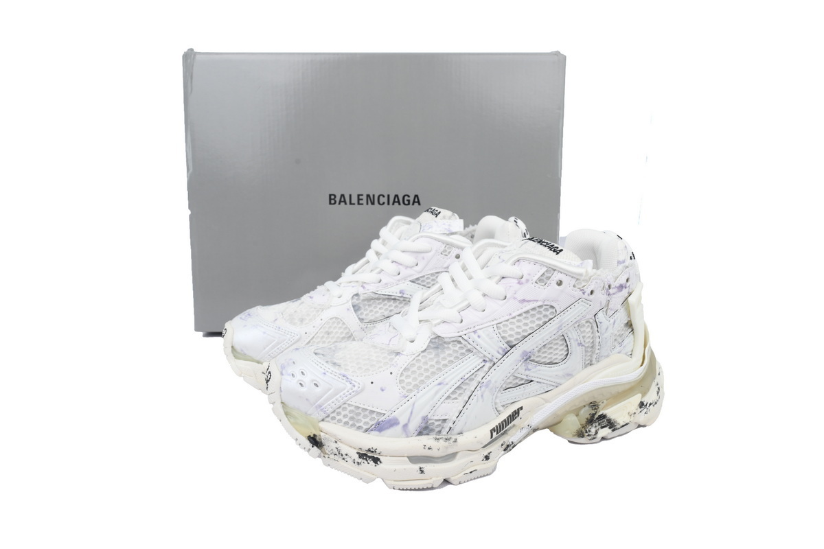 Balenciaga Runner Sneaker White Graffiti 772767 W3RNY 2301