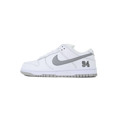 Nike Supreme x Dunk Low SB White Metallic Silver HQ8487-100  01
