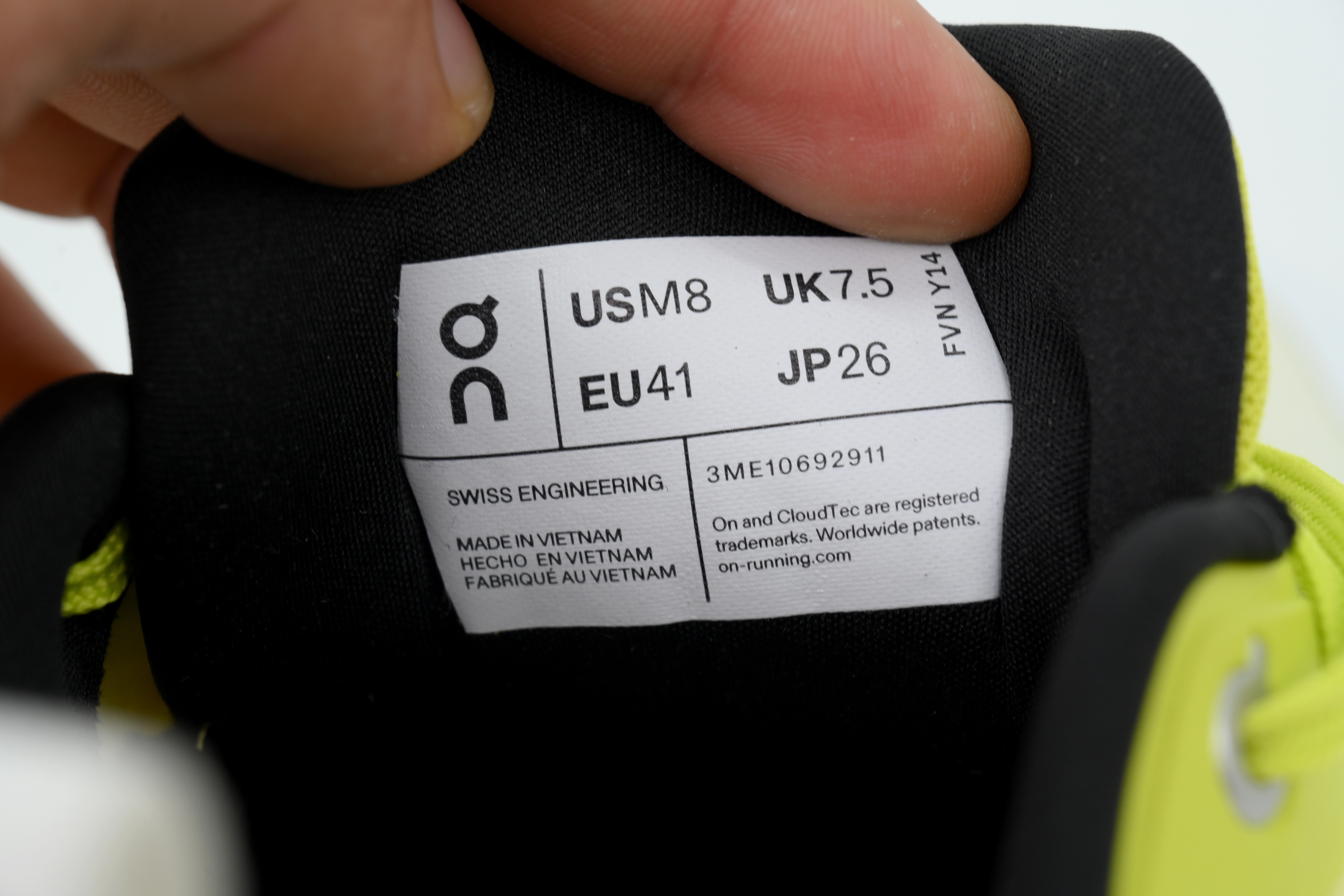 ON Loewe x Cloudtilt Neon Yellow