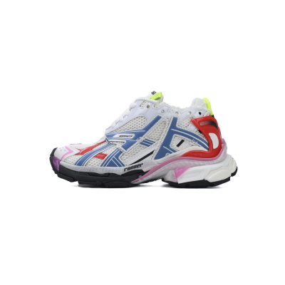 Balenciaga Runner White-Blue--Red 677402 W3RB6 9645 01