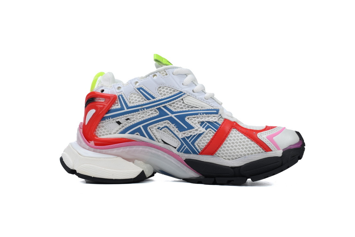 Balenciaga Runner White-Blue--Red 677402 W3RB6 9645