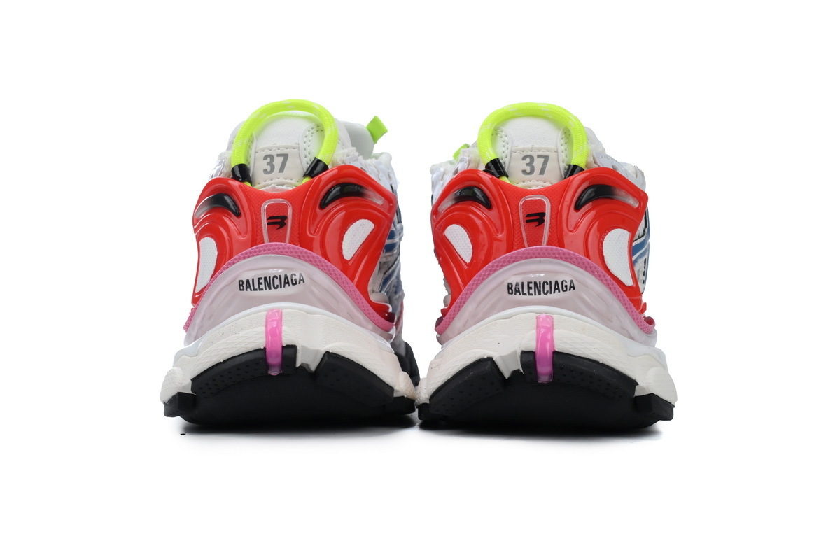 Balenciaga Runner White-Blue--Red 677402 W3RB6 9645