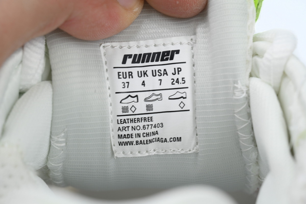 Balenciaga Runner White-Blue--Red 677402 W3RB6 9645