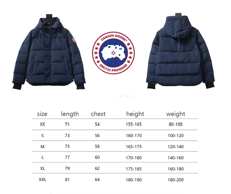 Canada Goose 17 Red Lable Down Jacket Dark Blue