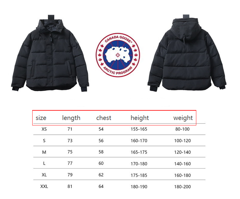 Canada Goose 17 Grey Label Model Down Jacket Black