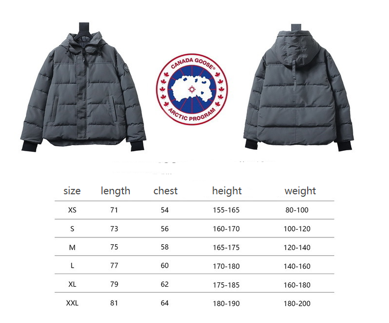 Canada Goose 17 Black Label Model Down Jacket Gray