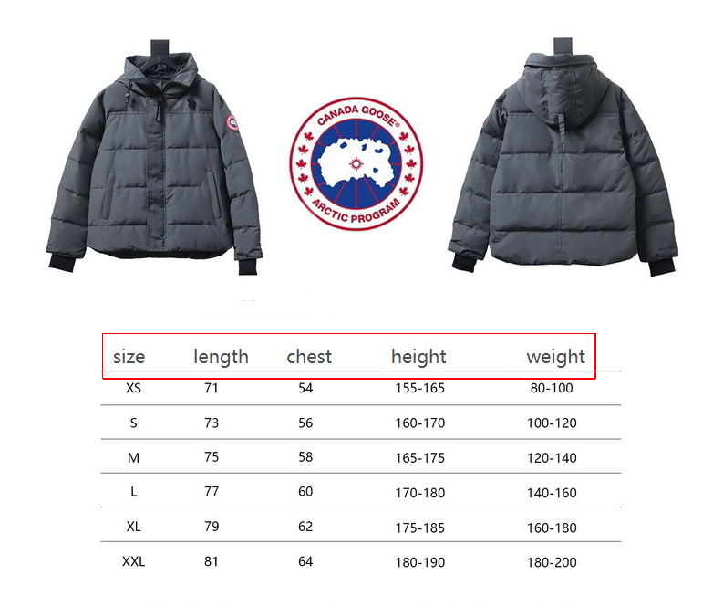 Canada Goose 17 Red Label Model Down Jacket Grey