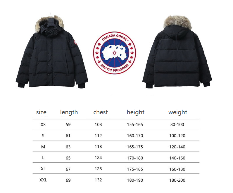 Canada Goose 388M Classic Parker 29 Down Jacket Black