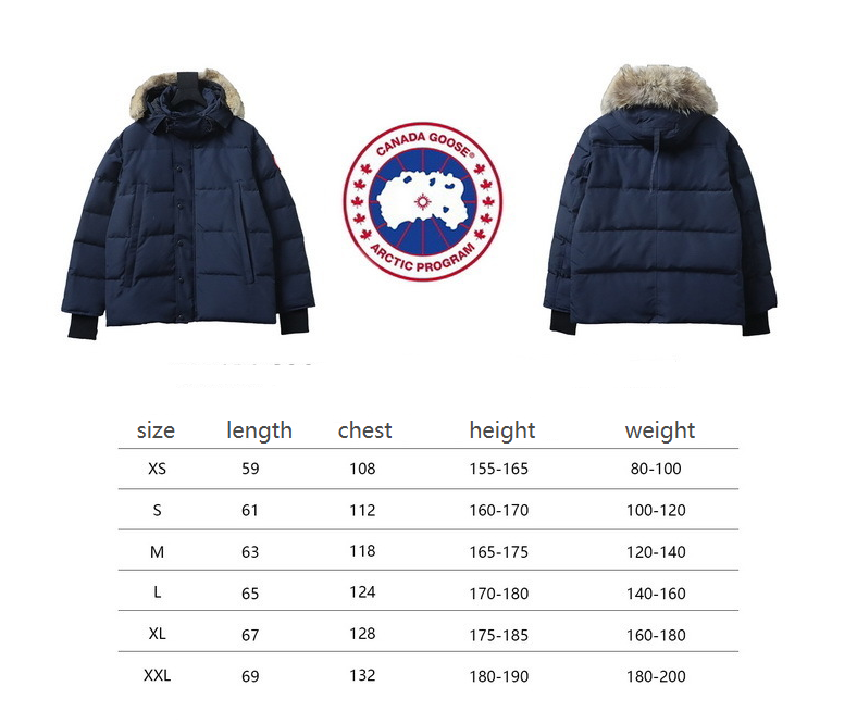Canada Goose 388M Classic Parker 29 Down Jacket Dark Blue