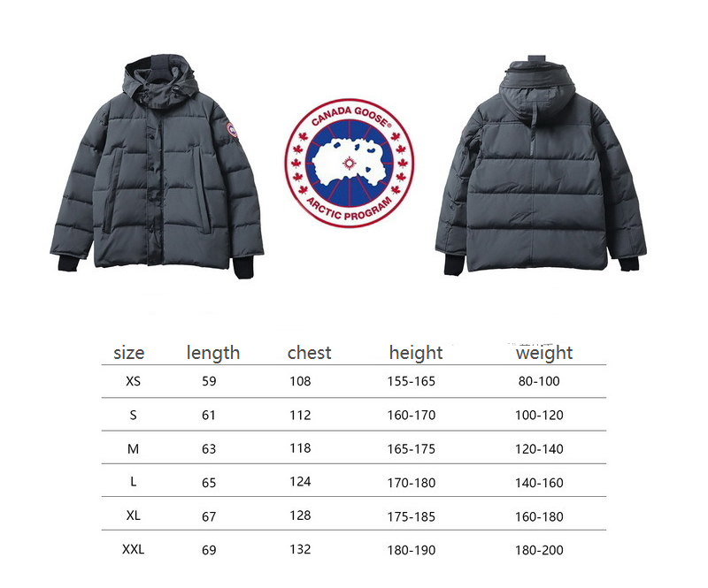 Canada Goose 388M Classic Parker 29 Down Jacket Gray