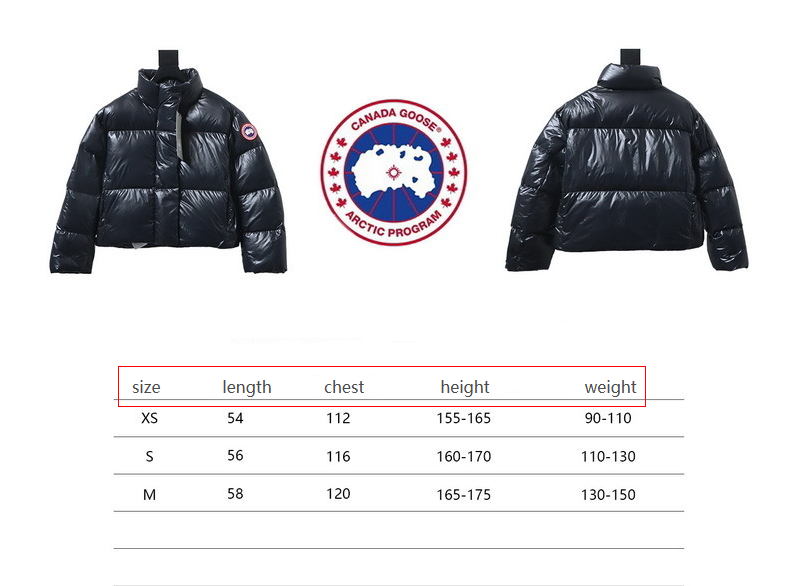 Canada Goose Cypress Cropped Puffer Black