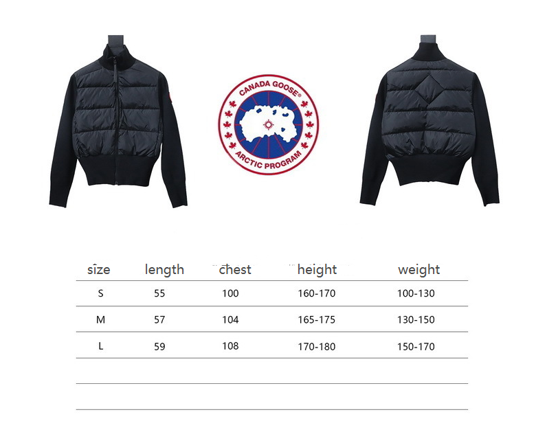 Canada Goose Hybridge Quilted Knit Jacket Black