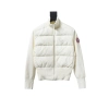 Canada Goose Hybridge Quilted Knit Jacket White