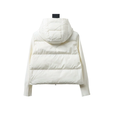 Canada Goose HyBridge Wide Quilt Knit Hoody White 02