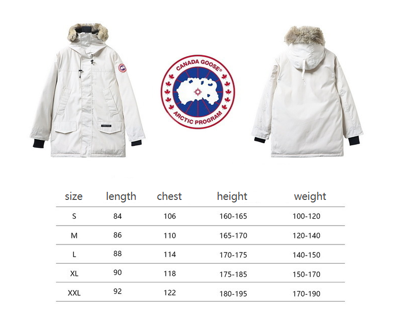 Canada Goose Langford Parka Mid-Length White