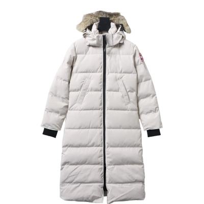 Canada Goose Mystique Parka Classic Long Disc White 01