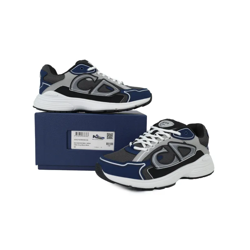 Dior B30 Countdown Sneaker Black Blue Gray