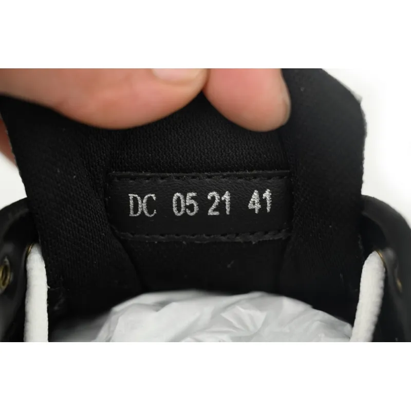 Dior B30 Lace-Up Sneakers Black Grey Silver Mesh 3SN279ZRA_H868