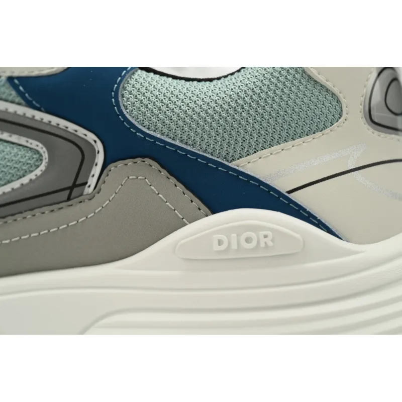 Dior B30 Mesh Light Blue Grey Trainer 3SN279ZRB_H560