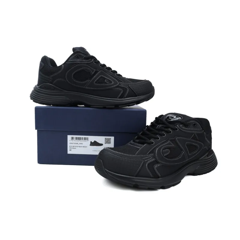 Dior B30 x Stone Island Sneaker Black 3SN279ZAN_H900