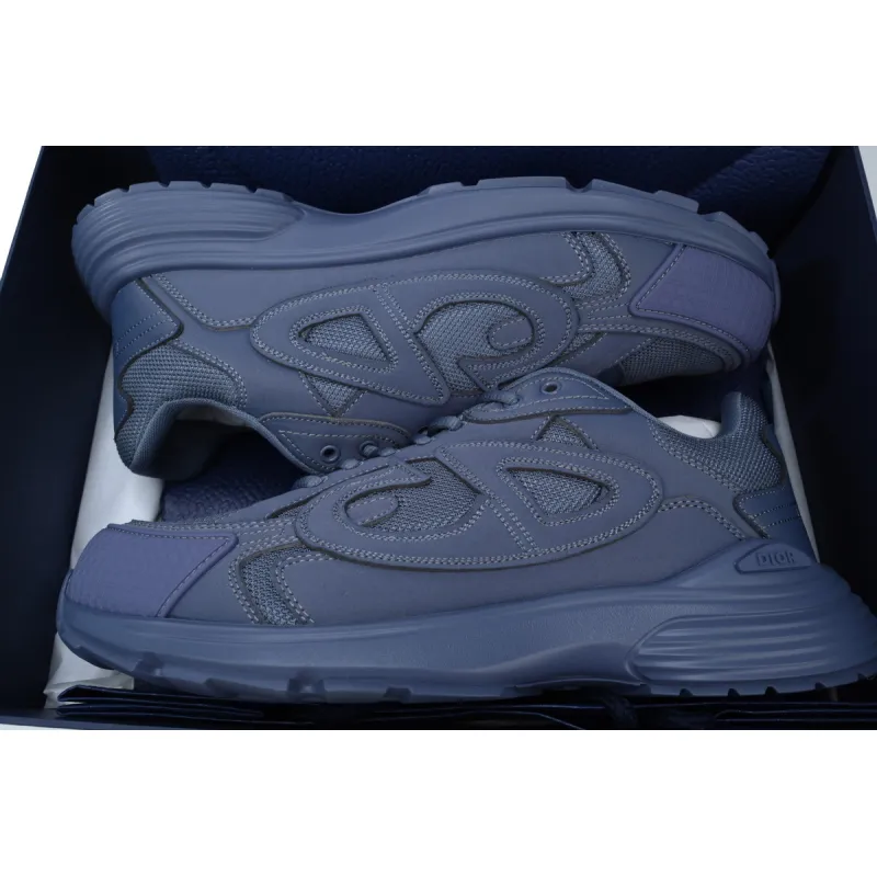 Dior B30 x Stone Island Sneaker Dark Blue 3SN279ZAN_H557