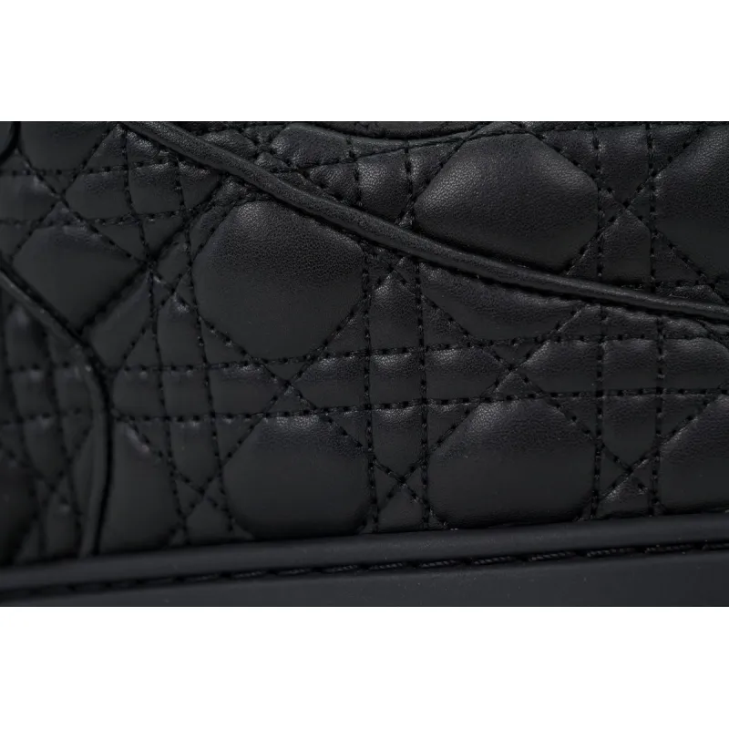 Dior B9S Skater Sneaker Black Quilted Cannage Calfskin
