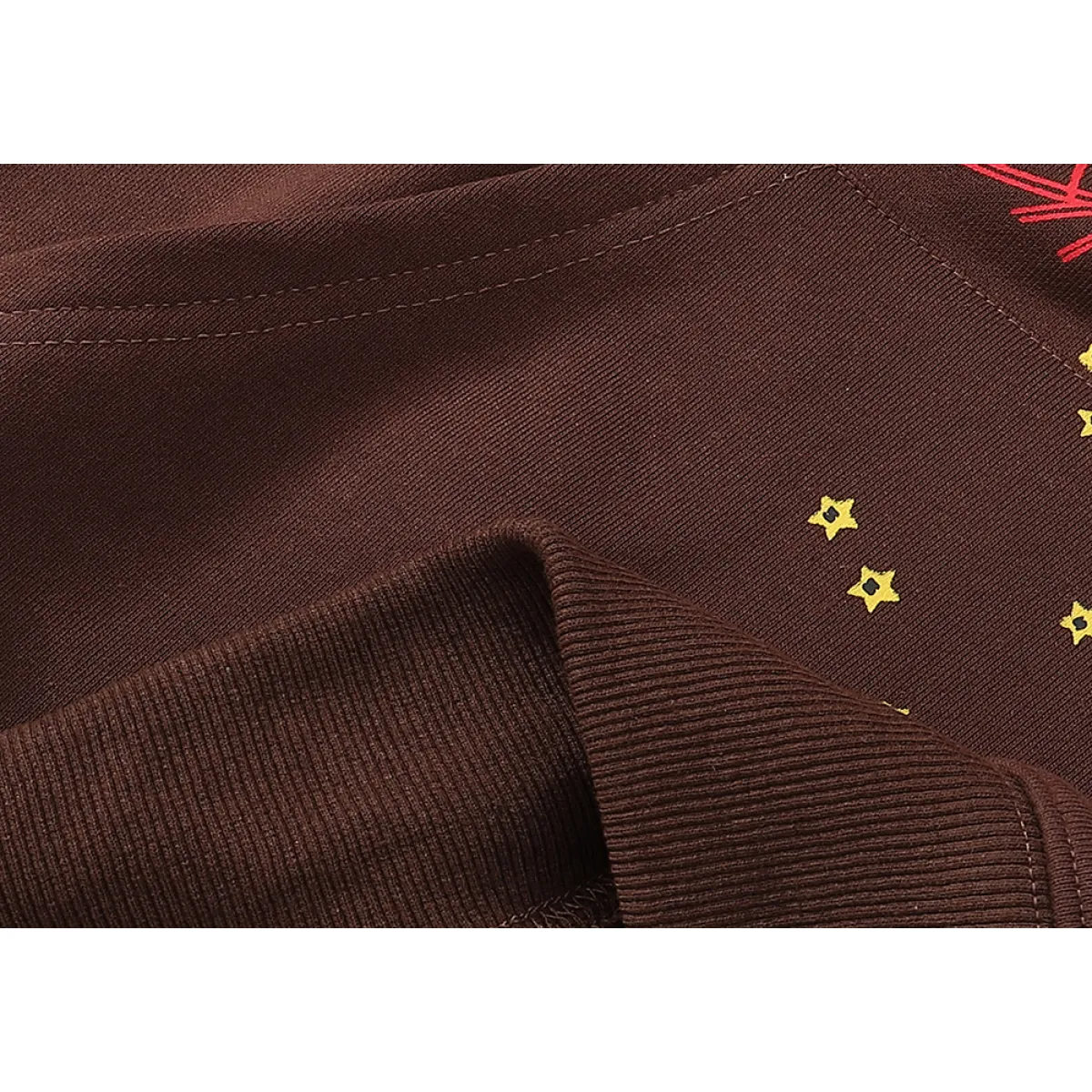 Sp5der Angel Number Hoodie Brown SS22