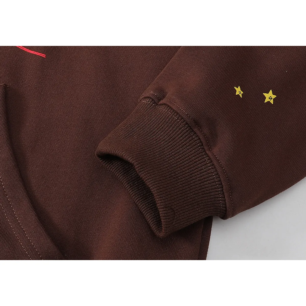 Sp5der Angel Number Hoodie Brown SS22