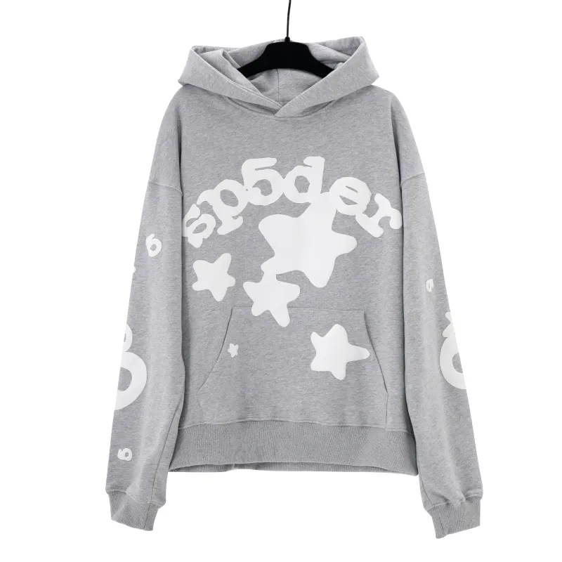 Sp5der Beluga Hoodie Heather Grey