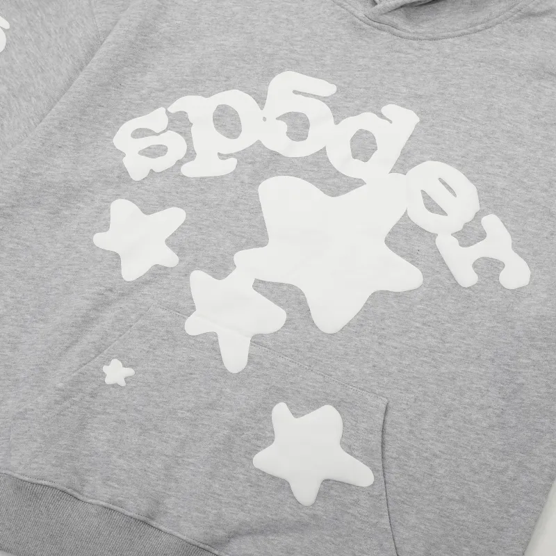 Sp5der Beluga Hoodie Heather Grey