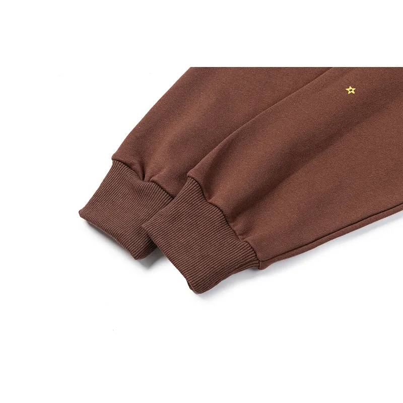 Sp5der Thug Hoodie Angel Brown