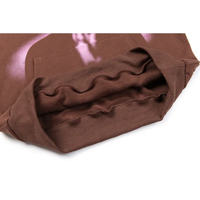 Sp5der Thug Hoodie Angel Brown