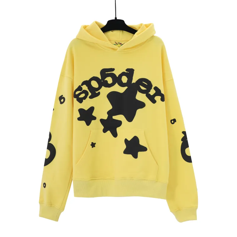 Sp5der Yellow Beluga Hoodie