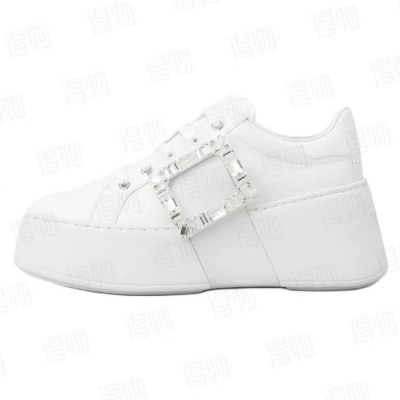 Roger Vivier White Silver Buckle 01