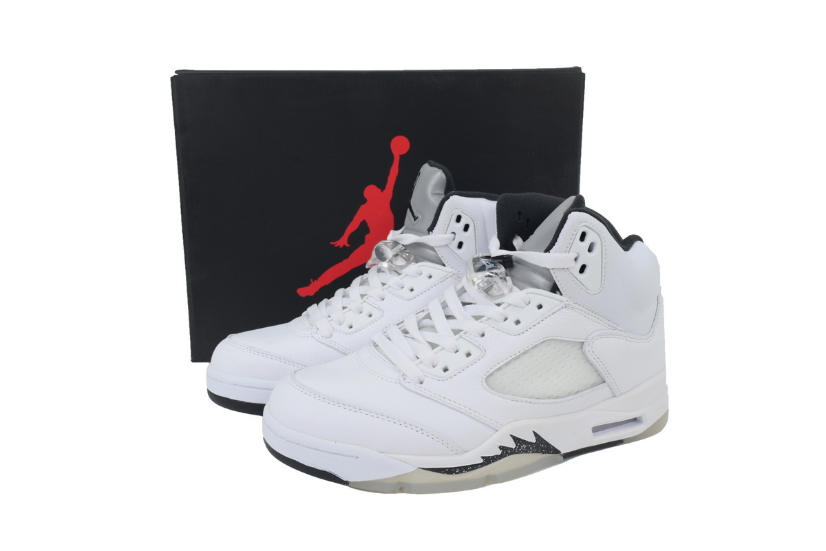 Air Jordan 5 Retro White Black DD0587-110